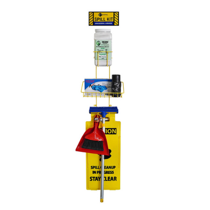 ENPAC ENSORB Wall-Mount Spill Station Deluxe, Universal (MPN: 13-ESSD)