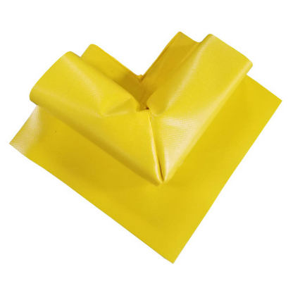 Modular Diverter Berm Corner, Enpac Yellow (MPN: 48-2CORNER-DB)