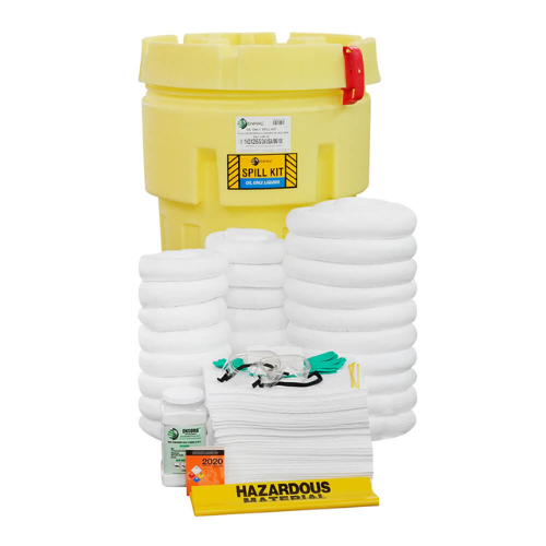 ENPAC Envirosalv 95-Gallon Lockable Salvage Drum Spill Kit, Oil Only (MPN: 1395-YE)
