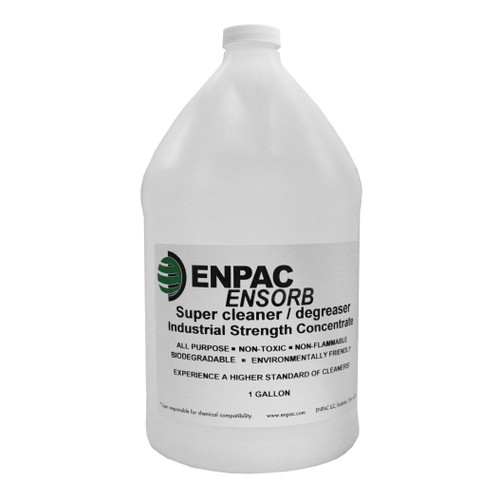 ENPAC 1-Gallon Bottle ENSORB® Super Cleaner/Degreaser, 4 per Case, Clear (MPN: ENP D312CS)
