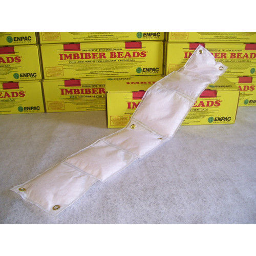 ENPAC 7"x42" Mini Booms, Imbiber Beads®, 5 Per Case, (MPN: ENP IE0742)