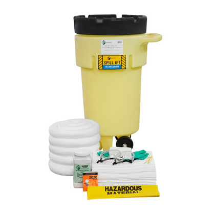 ENPAC 50 Gallon Wheeled Poly SpillPack Spill Kit, Oil Only (MPN: 1452-YE)