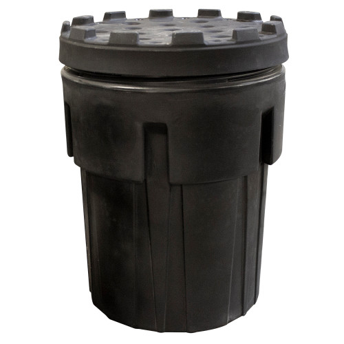 Enpac 95-Gallon Poly Spill Pack Drum with Screw-Top Lid, Black (MPN: 1095-BD)