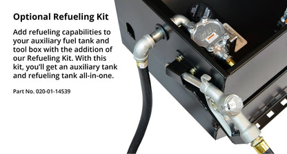 40 Gallon Auxiliary Diesel Fuel Tank Tool Box Combo - TRAX-4 - 0800116188