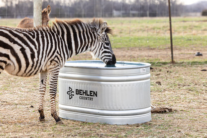 100 Gallon Behlen Country 2' x 2' x 4' Farmstead Oval Galvanized Tank (MPN: 50130028)