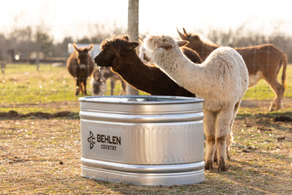 100 Gallon Behlen Country 2' x 2' x 4' Farmstead Oval Galvanized Tank (MPN: 50130028)
