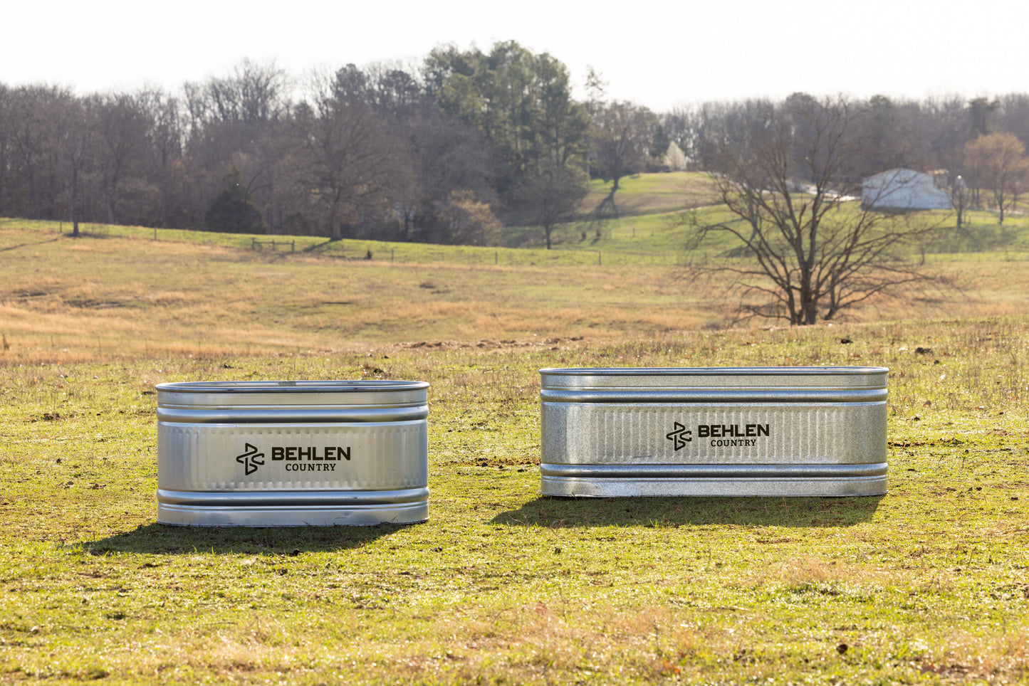 165 Gallon Behlen Country 2' x 2' x 6' Farmstead Oval Galvanized Tank (MPN: 50130048)
