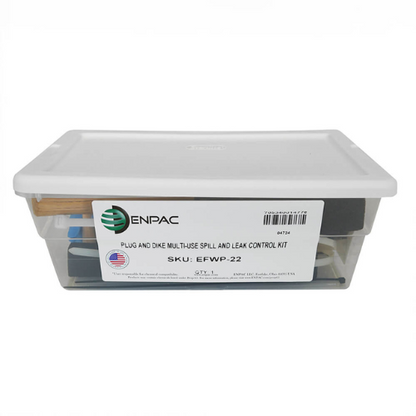 ENPAC  Large Deluxe Foam and Plug Set, Plug N Dike (MPN: EFWP-22)