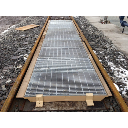 ENPAC Railcar Track Pan 20' Outrigger Pan (MPN: ENP 500OR20)