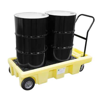 ENPAC 2 Drum Poly Spill Cart All-Terrain, (MPN: 5200-YE-A)