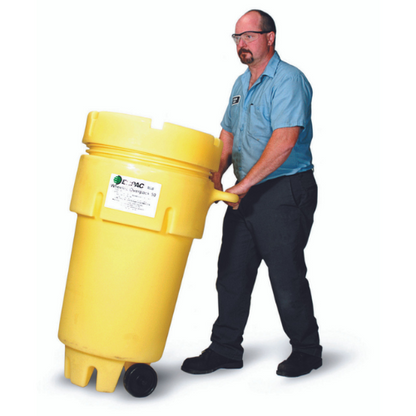 ENPAC 50-Gallon Wheeled Salvage Drum Spill Kit, Aggressive (MPN:1351-YE)