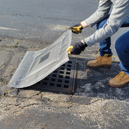 ENPAC 30”L x 42”W Oil-Absorbing Grate Guardian, Spilltration® Material, Above-Grate Filter (MPN: 43-3042-GGH)