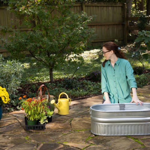 19 Gallon Behlen Country 18" x 35" x 12" Farmstead Utility Stock Galvanized Tanks (MPN: 50140068)