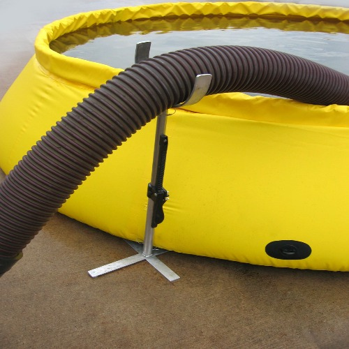 750 Gallon Self-Supporting Tank-22 Oz HPR® (Red, Yellow) Fire Department Fol-Da-Tank (MPN: SSTFD-750)