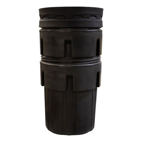 Enpac 95-Gallon Poly Spill Pack Drum with Screw-Top Lid, Black (MPN: 1095-BD)