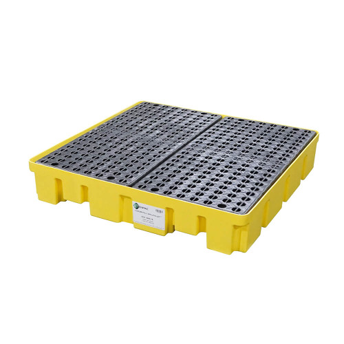Enpac 4 Drum Slim-Line Poly Spill Pallet (MPN: 5400-YE)
