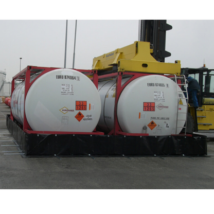 ENPAC 20'x20'x2' Stinger 2' L-Bracket Spill Berm (MPN: 48-20202-BK-SS)