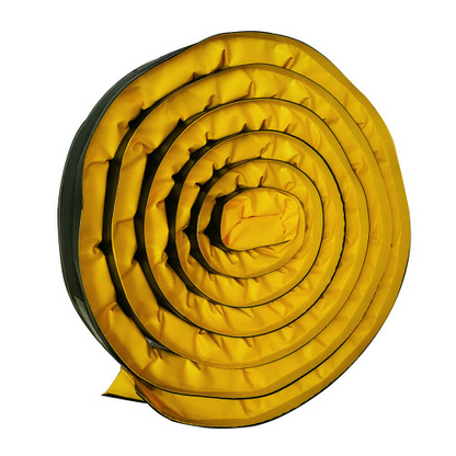 25'L Enpac Modular Diverter Berm Straight Section, Yellow (MPN: 48-225-DB)