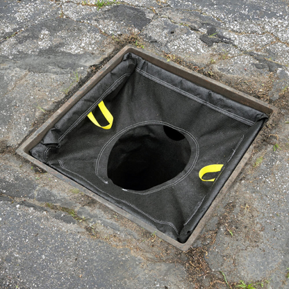 ENPAC Rectangular, Cone Style Storm Sentinel® Catch Basin Insert, Adjustable, With Oil-Absorbing Packet, 25"x25" to 42"x42" (MPN: 4343-IB)