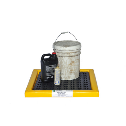 ENPAC 4'x4'x2" Poly Spill Pad With Grate (MPN: 5620-YE)