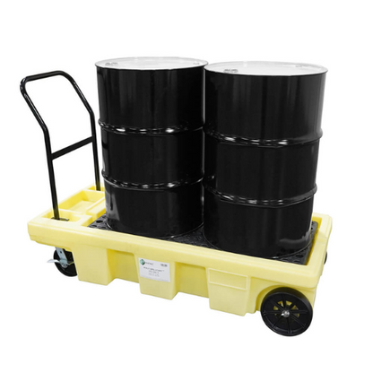 ENPAC 2 Drum Poly Spill Cart (MPN: 5200-YE)