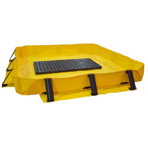 ENPAC 6'x6'x8" Stinger Yellow Jacket Snap-Up Spill Berm (MPN: 57-668-YE-SU)
