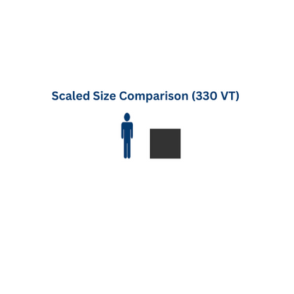 330 Gallon Custom Roto-Molding Vertical Tank (MPN: 330 VT FW)