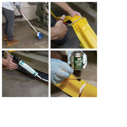 Modular Diverter Berm Corner, Enpac Yellow (MPN: 48-2CORNER-DB)