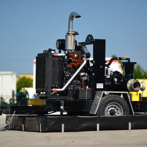 ENPAC 10'x40'x1' Aluminum L-Bracket Spill Berm  (MPN: BD-1040-AL-L)