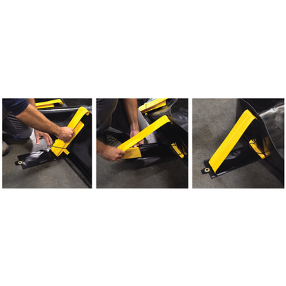ENPAC 8'x8'x8" Stinger Snap-Up Collapsible Spill Berm (MPN: 48-888-BK-SU)