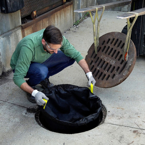 ENPAC Round, Bag Style Storm Sentinel® Catch Basin Insert, Adjustable, No Overflow, 25" to 28 (MPN: 4340-NO)