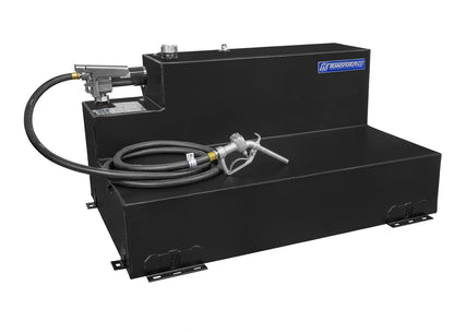 100 Gallon L-Shaped Refueling Tank System For Gas, Diesel, and Kerosene - 0800109418