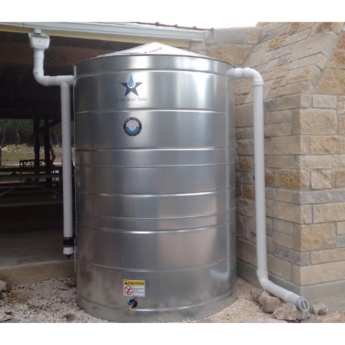 Texas Metal Tanks 200 Gallon Galvanized Water Storage Cistern (MPN: TM-MT200G-WS)