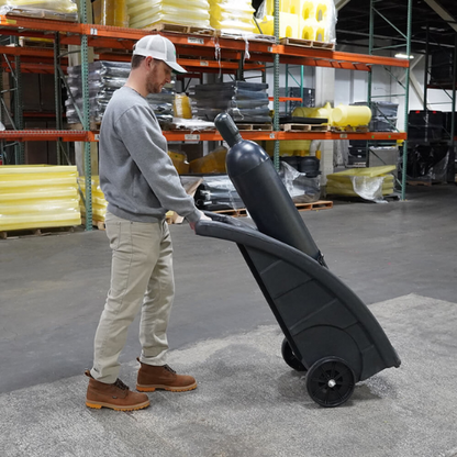 ENPAC Single Cylinder Dolly, Heavy-Duty (MPN: 7301-BK)