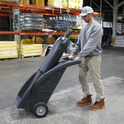 ENPAC Single All-Terrain Cylinder Dolly, Heavy-Duty (MPN: 7301-BK-A)