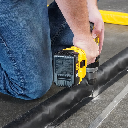 12'L Enpac Drive-Over Modular Diverter Berm Kit, Black (MPN: 48-212-BK-DBKIT)