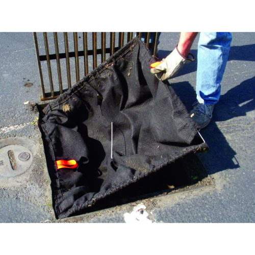 ENPAC Rectangular, Bag Style Storm Sentinel® Catch Basin Insert, Adjustable, No Overflow, 16"x20" to 28"x36", Bag Style (MPN: 4348-NO)