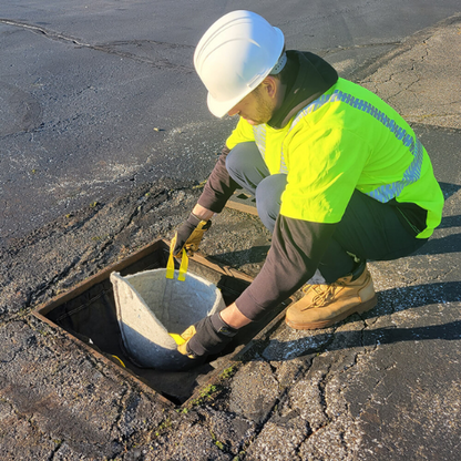 ENPAC Oil-Absorbing Spilltration Cone Insert for Storm Sentinels® (MPN: ENP-OILCONE)