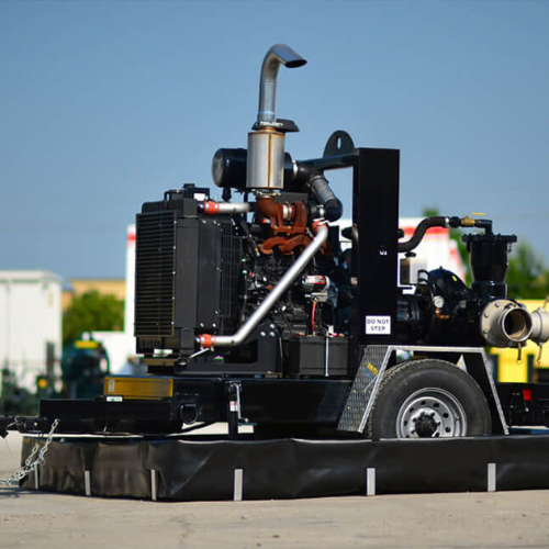 ENPAC 12'x50'x1' Aluminum L-Bracket Spill Berm (MPN: BD-1250-AL-L)