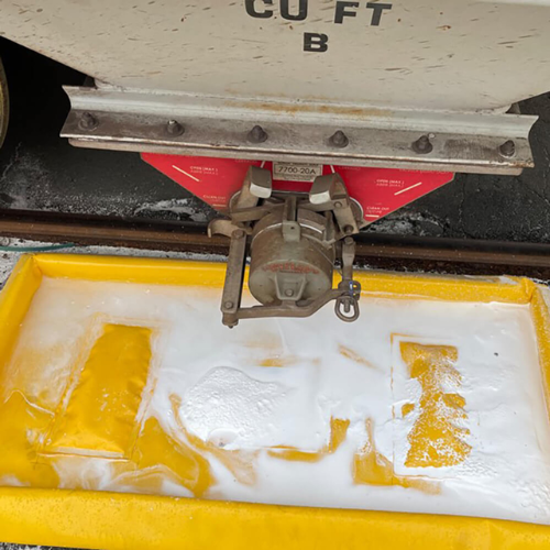 ENPAC Railcar Pellet Pal Berm with Resin Filter- 2'x4'x3" (MPN: 5755-YE-RRPW)