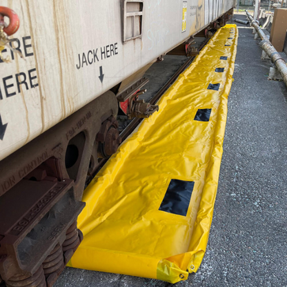 ENPAC 56"W X 60'L Railcar Center Pellet Berm (MPN: 49-5660-YE-RRCP)