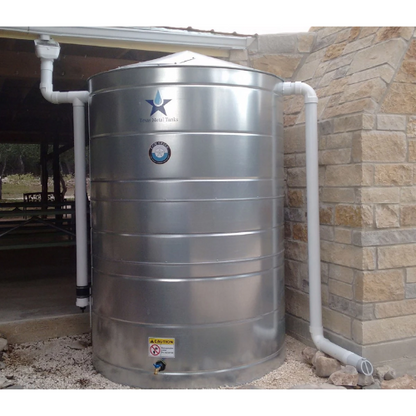 Texas Metal Tanks 3750 Gallon Galvanized Water Storage Cistern (MPN: TM-MT3750G-RW)