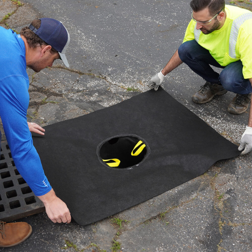 ENPAC Frameless, Cone Style Storm Sentinel® Catch Basin Insert, With Oil-Absorbing Packet, 36" X 48",(MPN: 4320-IB)