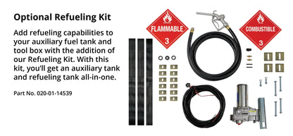 40 Gallon Auxiliary Diesel Fuel Tank Tool Box Combo - TRAX-4 - 0800116188