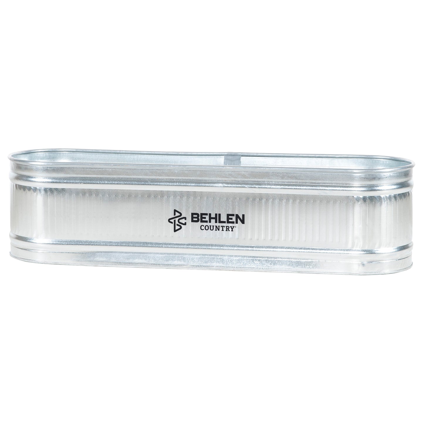 220 Gallon Behlen Country 2' x 2' x 8' Farmstead Oval Galvanized Tank (MPN: 50130058)