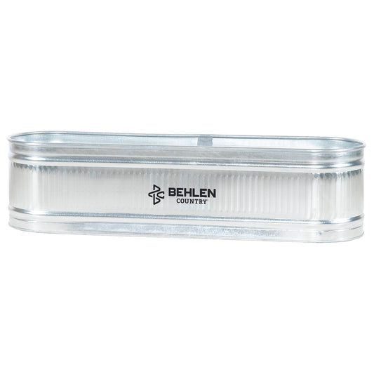 220 Gallon Behlen Country 2' x 2' x 8' Farmstead Oval Galvanized Tank (MPN: 50130058)