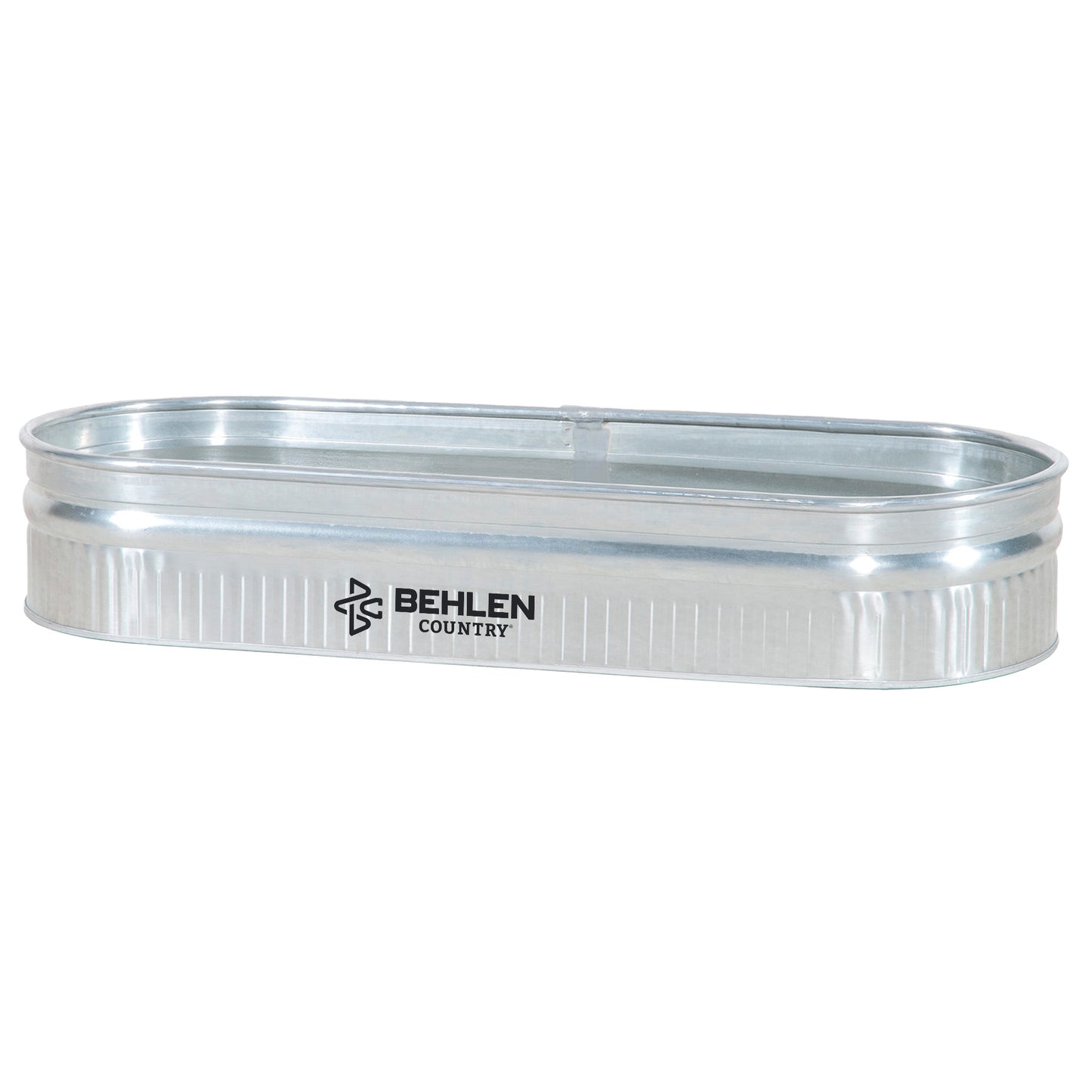 70 Gallon Behlen Country 2' x 1' x 6' Shallow Farmstead Oval Galvanized Tank (MPN: 50130218)