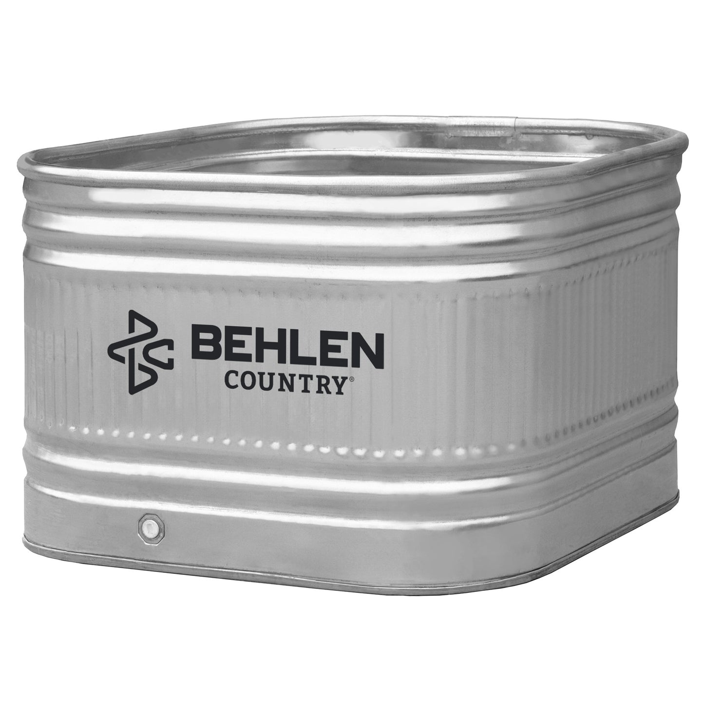 120 Gallon Behlen Country 34" x 34" x 24" Shallow Farmstead Square Stock Galvanized Tanks (MPN: 50140088)