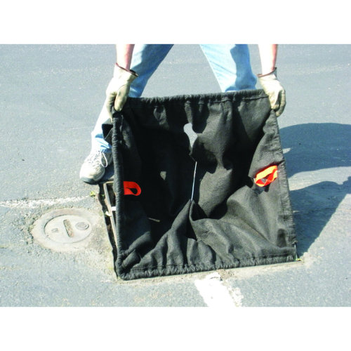 ENPAC Rectangular, Bag Style Storm Sentinel® Catch Basin Insert, Adjustable, No Overflow, 16"x20" to 28"x36", Bag Style (MPN: 4348-NO)