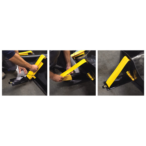 ENPAC 12'x36'x1' Stinger Snap-Foam Drive Through Spill Berm (MPN: 48-12361-BK-SF)